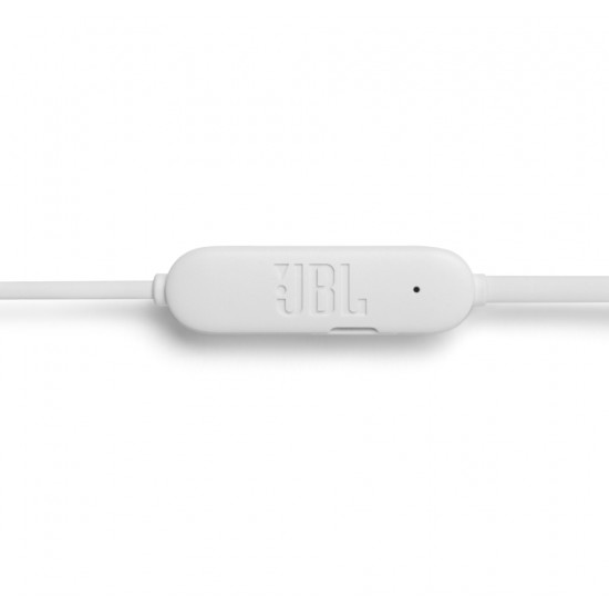 JBL Tune 215BT, Wireless EarBuds 3-button Mic/Remote (White)