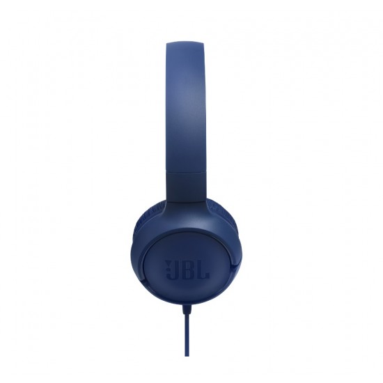 JBL Tune 500, OnEar Universal Headphones 1-button Mic/Rem (Blue)