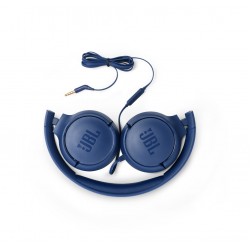 JBL Tune 500, OnEar Universal Headphones 1-button Mic/Rem (Blue)