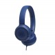 JBL Tune 500, OnEar Universal Headphones 1-button Mic/Rem (Blue)