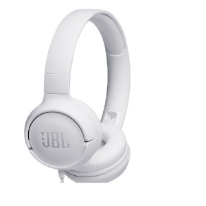 JBL Tune 500, OnEar Universal Headphones 1-button Mic/Rem (White) JBL Tune 500, OnEar Universal Headphones 1-button Mic/Rem (White)