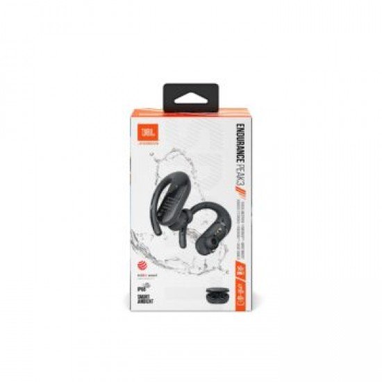 JBL Endurance Peak 3, True Wireless In-Ear Sport Headphones, IP68, Touch, (Black)