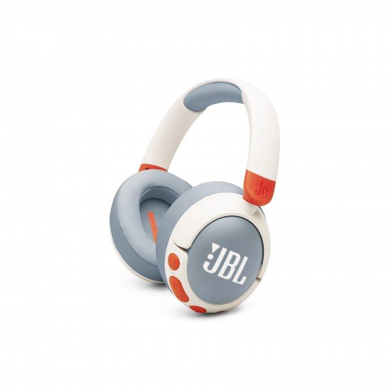JBL Junior 470NC, Over-Ear Bluetooth Kids Headphones, ANC, Safe Sound, (White)
