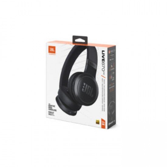 JBL Live 670NC, On-Ear Bluetooth Headphones, True ANC, Multipoint, APP, (Black)