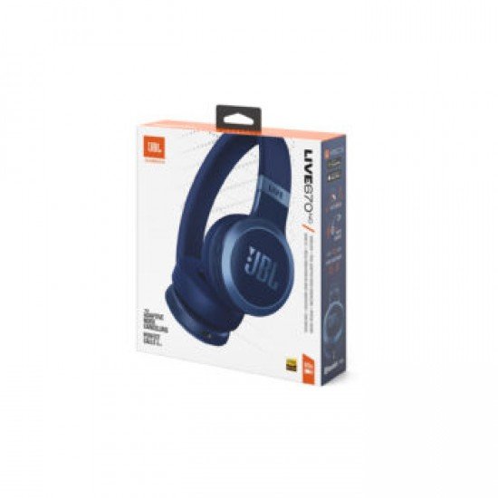 JBL Live 670NC, On-Ear Bluetooth Headphones, True ANC, Multipoint, APP, (Blue)