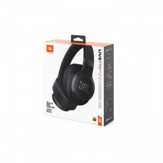 JBL Live 770NC, Over-Ear Bluetooth Headphones, True ANC, Multipoint, APP, (Black)