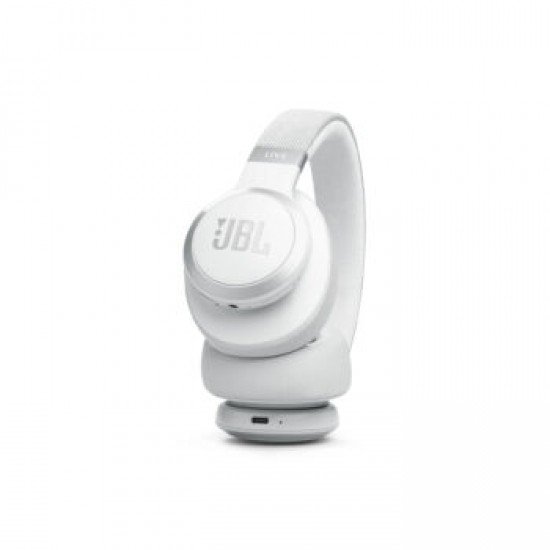 JBL Live 770NC, Over-Ear Bluetooth Headphones, True ANC, Multipoint, APP, (White)