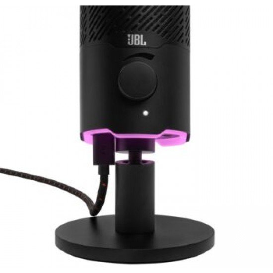 JBL Quantum Stream, Dual Condenser Microphone, USB, RGB, (Black)
