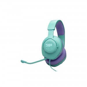 JBL Quantum 100M2, Over-Ear Wired Gaming Headset (Cyan)