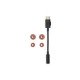 JBL Quantum 50C, InEar Wired Gaming Headphones, USB-C Dongle (Black)