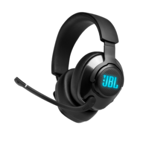 JBL Quantum 400, Over-Ear Wired Gaming Headset, Surround, RGB (Black)