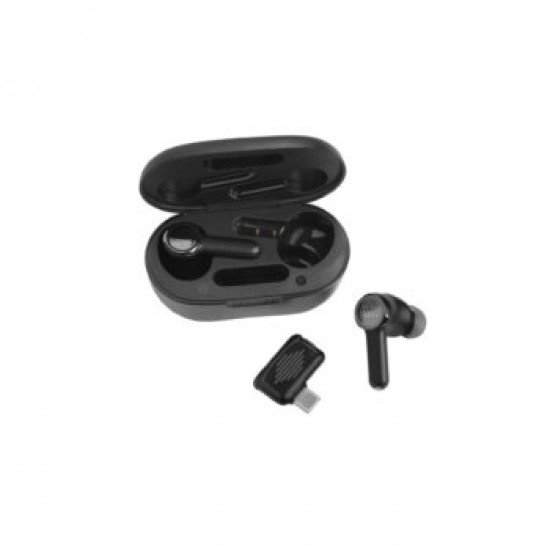 JBL Quantum TWS, True Wireless Ear-Buds Gaming Headphones, True ANC, Dual Con, Surround, (Black)
