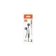 JBL T205Ε, InEar Universal Headphones 1-button Mic/Remote (Black)