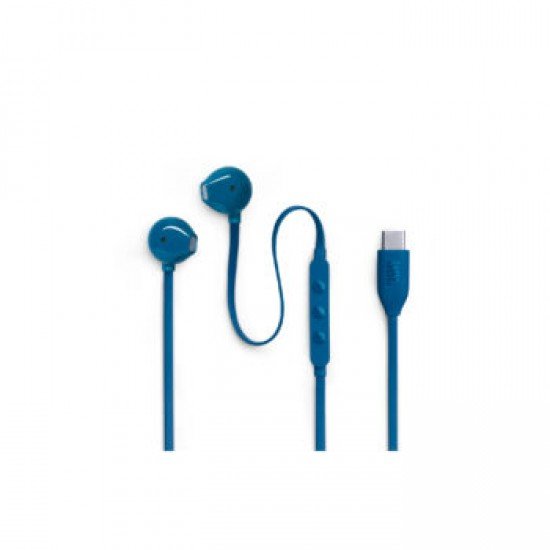 JBL Tune 305C, Ear-Buds Headphones, USB-C, Hi-Res, (Blue)