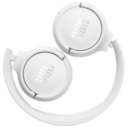 JBL Tune 520ΒΤ, On-Ear Bluetooth Headphones, Multipoint, APP - White