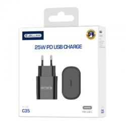 JELLICO Wall Charger - C35 25W PD USB-C black