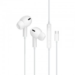 JELLICO wired earphones EP3A USB-C with microphone 1.2M White