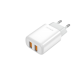 JELLICO wall charger EU02 2.4A 12W 2xUSB White