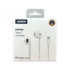 JELLICO In-ear headphones - X11 USB-C with microphone white