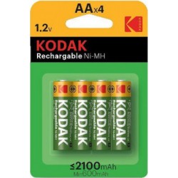 Kodak Επαναφορτιζόμενη ΗR06 2100mAh AA 4BL