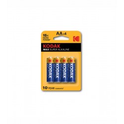 KODAK MAX Super Alkaline Batteries AA