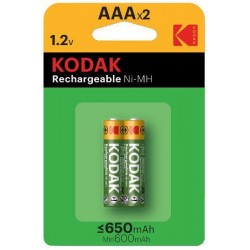 Kodak Επαναφορτιζόμενη ΗR03 650mAh AAA 2BL