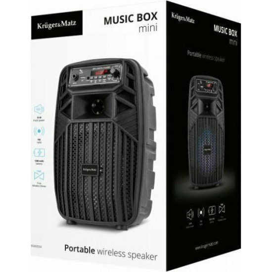 Kruger&Matz Music Box Mini Portable Wireless Speaker 10W (KM0554)