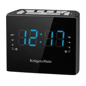 Kruger&Matz - Radio alarm clock KM0821 black Kruger&Matz - Radio alarm clock KM0821 black