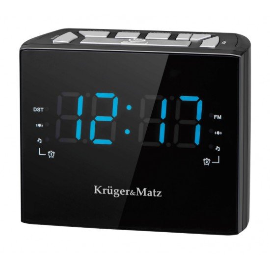 Kruger&Matz - Radio alarm clock KM0821 black