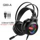 LENOVO HF Gaming 3.5mm + USB-A, G80A with microphone black