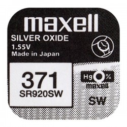 Maxell Mini Silver Battery 371/370/SR 920 SW/G6