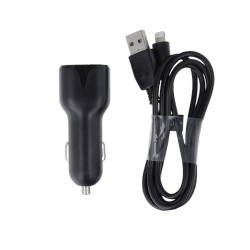 MAXLIFE MXCC-01 UNIVERSAL CAR CHARGER 1XUSB FAST CHARGE 2.1A + (USB - Lightning) CABLE