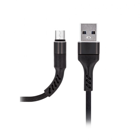 MAXLIFE MXUC-01 CABLE FOR MICRO USB FAST CHARGE 2A 1M BLACK