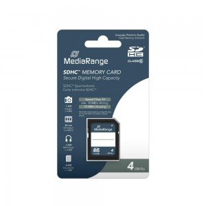 MediaRange SDHC Class 10 4 GB (High Capacity) (MR961)