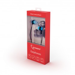 GEMBIRD MHS-EP-002 METAL EARPHONES WITH MICROPHONE AND VOLUME CONTROL