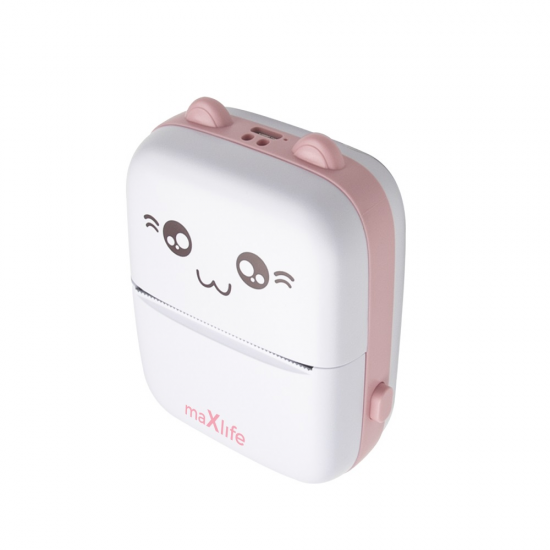 Maxlife Bluetooth Thermal Printer MXTP-100 Pink