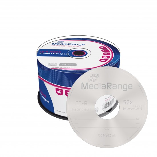 MediaRange CD-R 80' 700MB 52x Cake Box x 50 (MR207)