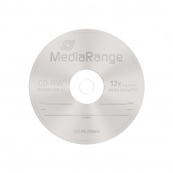 MediaRange CD-RW 80' 700MB 12x Cake Box x 25 (MR235-25)