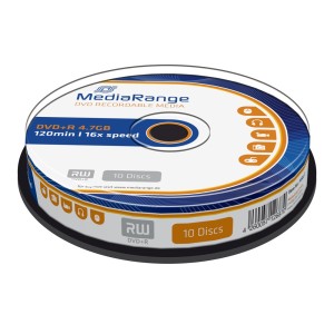 MediaRange DVD+R 120' 4.7GB 16x Cake Box x 10 (MR453) MediaRange DVD+R 120' 4.7GB 16x Cake Box x 10 (MR453)