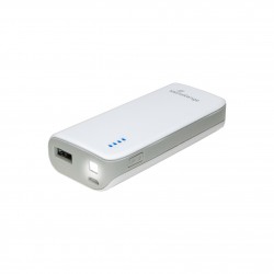 MediaRange Mobile Power Bank 5.200mAh with Built-in torch (MR751)