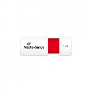 MediaRange USB 2.0 Flash Drive Color Edition 4GB (Red) (MR970) MediaRange USB 2.0 Flash Drive Color Edition 4GB (Red) (MR970)