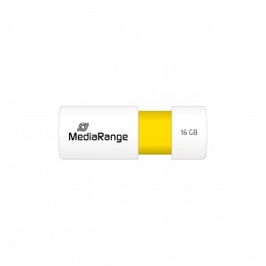 MediaRange USB 2.0 Flash Drive Color Edition 16GB (Yellow) (MR972) MediaRange USB 2.0 Flash Drive Color Edition 16GB (Yellow) (MR972)