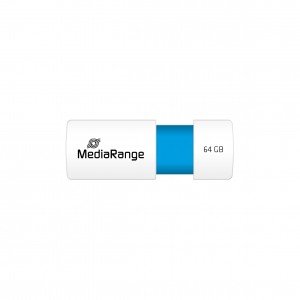 MediaRange USB 2.0 flash drive, color edition, light blue, 64GB (MR974)