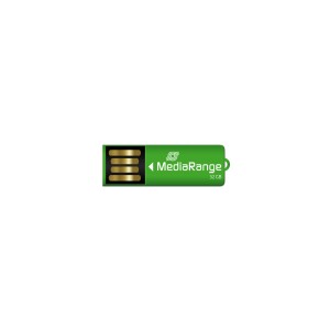 MediaRange USB 2.0 Nano Flash Drive Paper-clip stick 32GB (Green) (MR977)