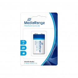 Αλκαλική Μπαταρία MediaRange Premium E-Block 9V (6LR61) (MRBAT107)