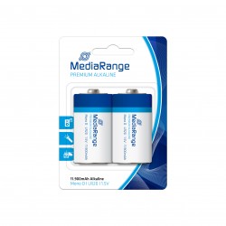 Αλκαλική Μπαταρία MediaRange Premium D 1.5V (LR20) (2 Pack) (MRBAT109)