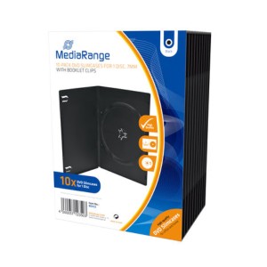 MediaRange DVD Slimcase for 1 Disc 7mm Black (10 Pack) (MRBOX33) MediaRange DVD Slimcase for 1 Disc 7mm Black (10 Pack) (MRBOX33)