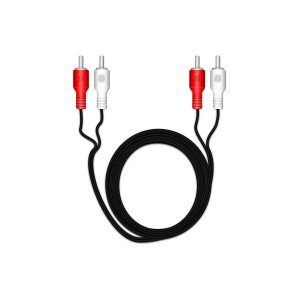 Καλώδιο MediaRange Audio 2x RCA plug (phono)/2x RCA plug (phono) 3.0M Black (MRCS124)