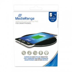 MediaRange 15W Wireless fast charge pad for smartphones, black (MRMA118)