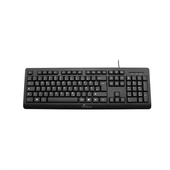 MediaRange Multimedia Keyboard, Wired (Black) (MROS109-GR)